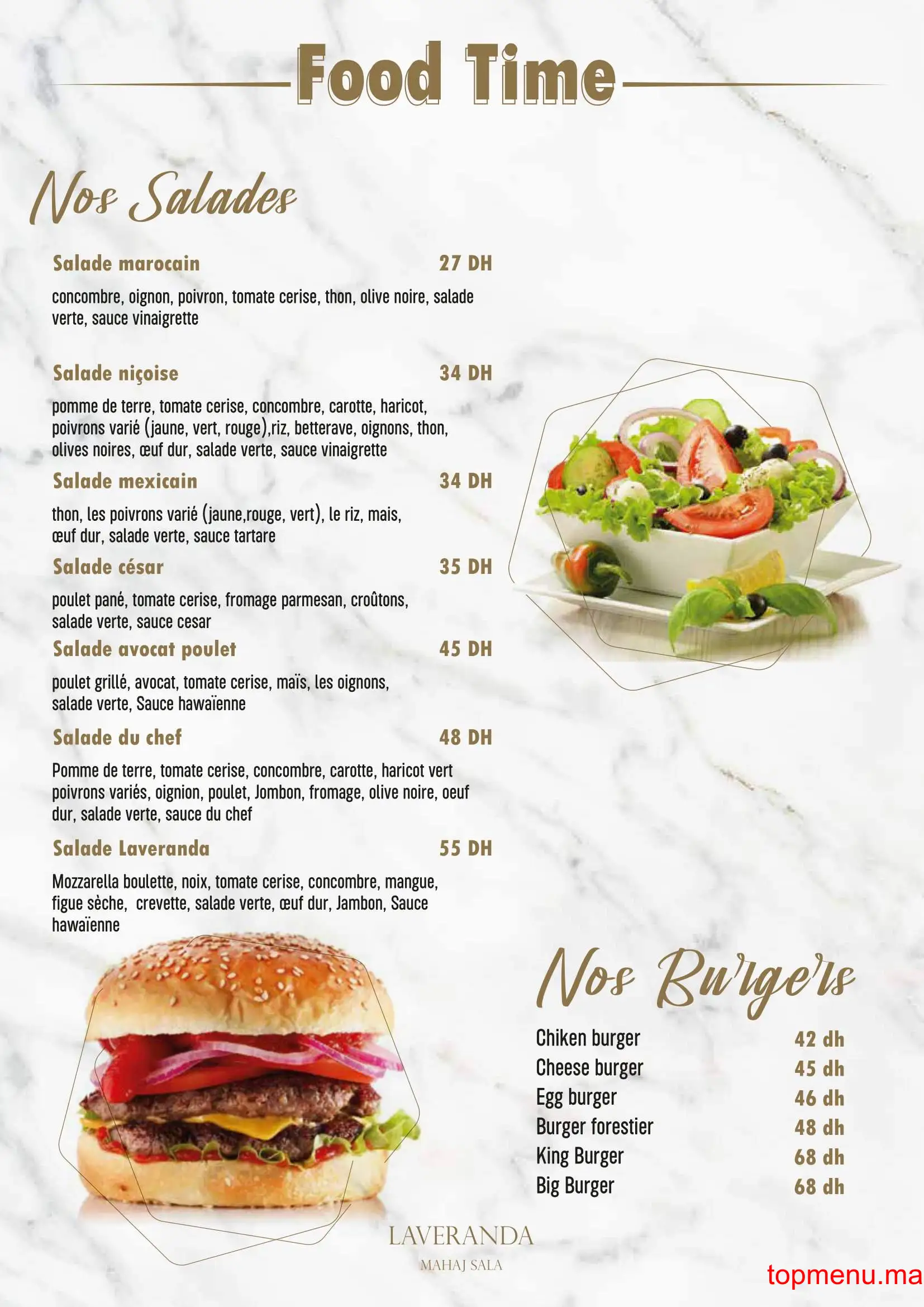 LAVERANDA menu page 16