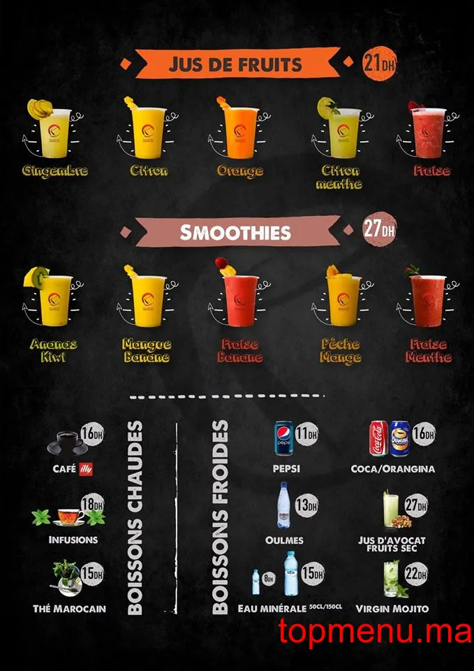 Tarbouche Grill & Juice menu page 5