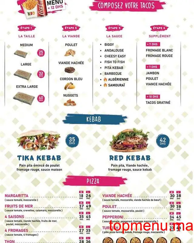 Rio Food menu page 2