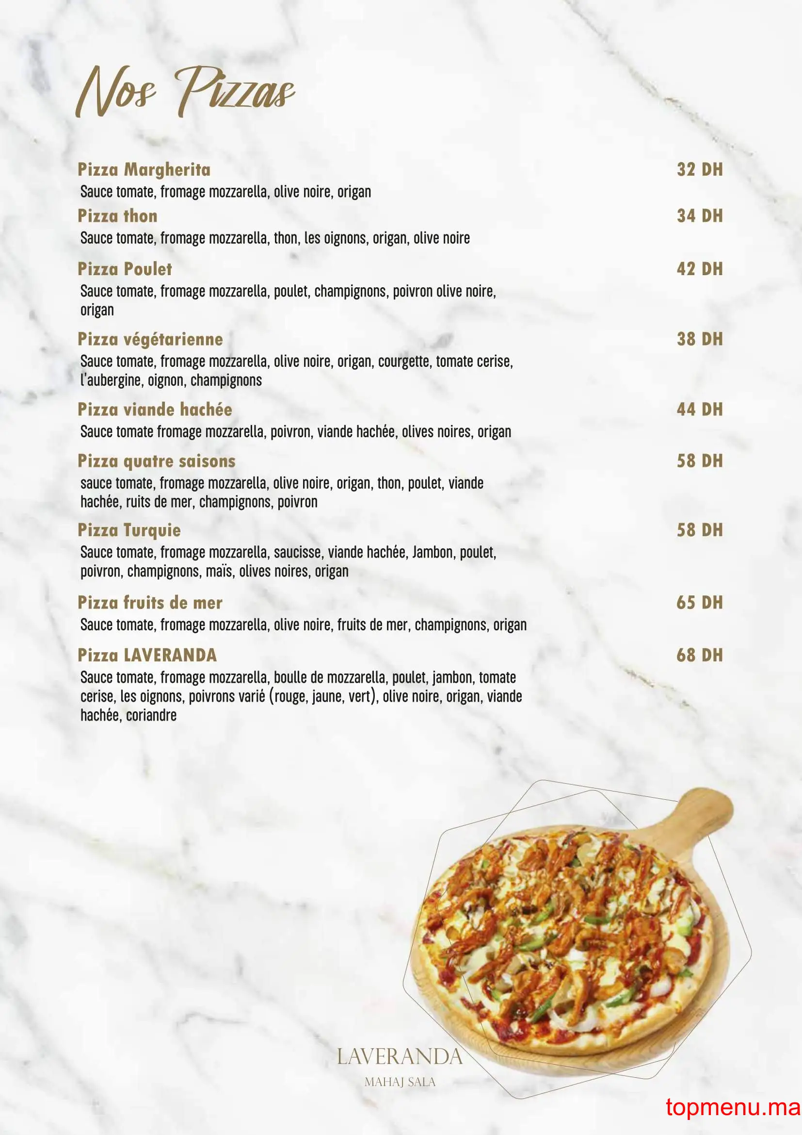 LAVERANDA menu page 17