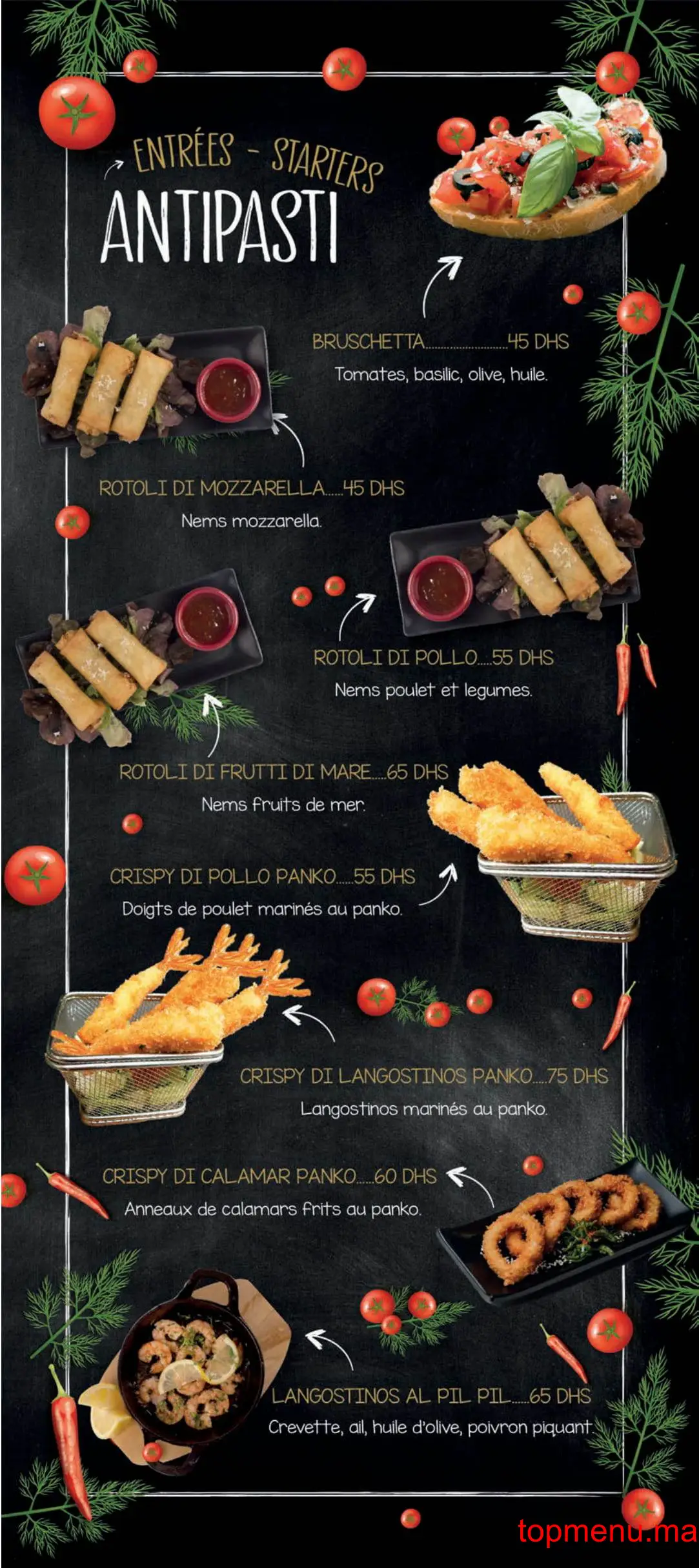 Vespano Food Place menu page 3