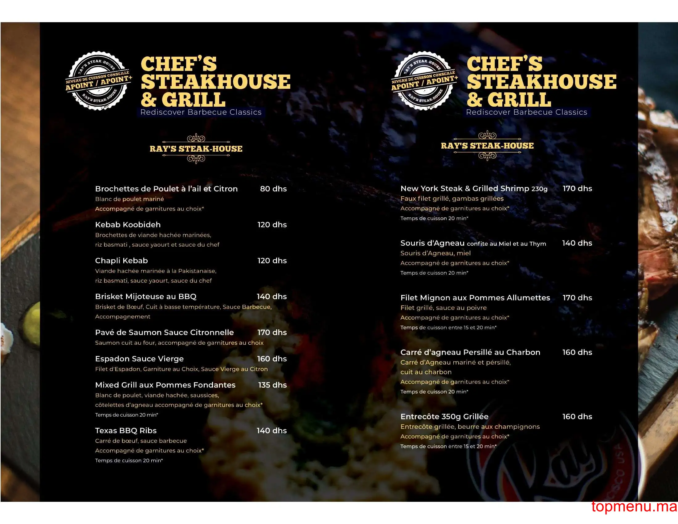 Ray’s San Francisco menu page 6