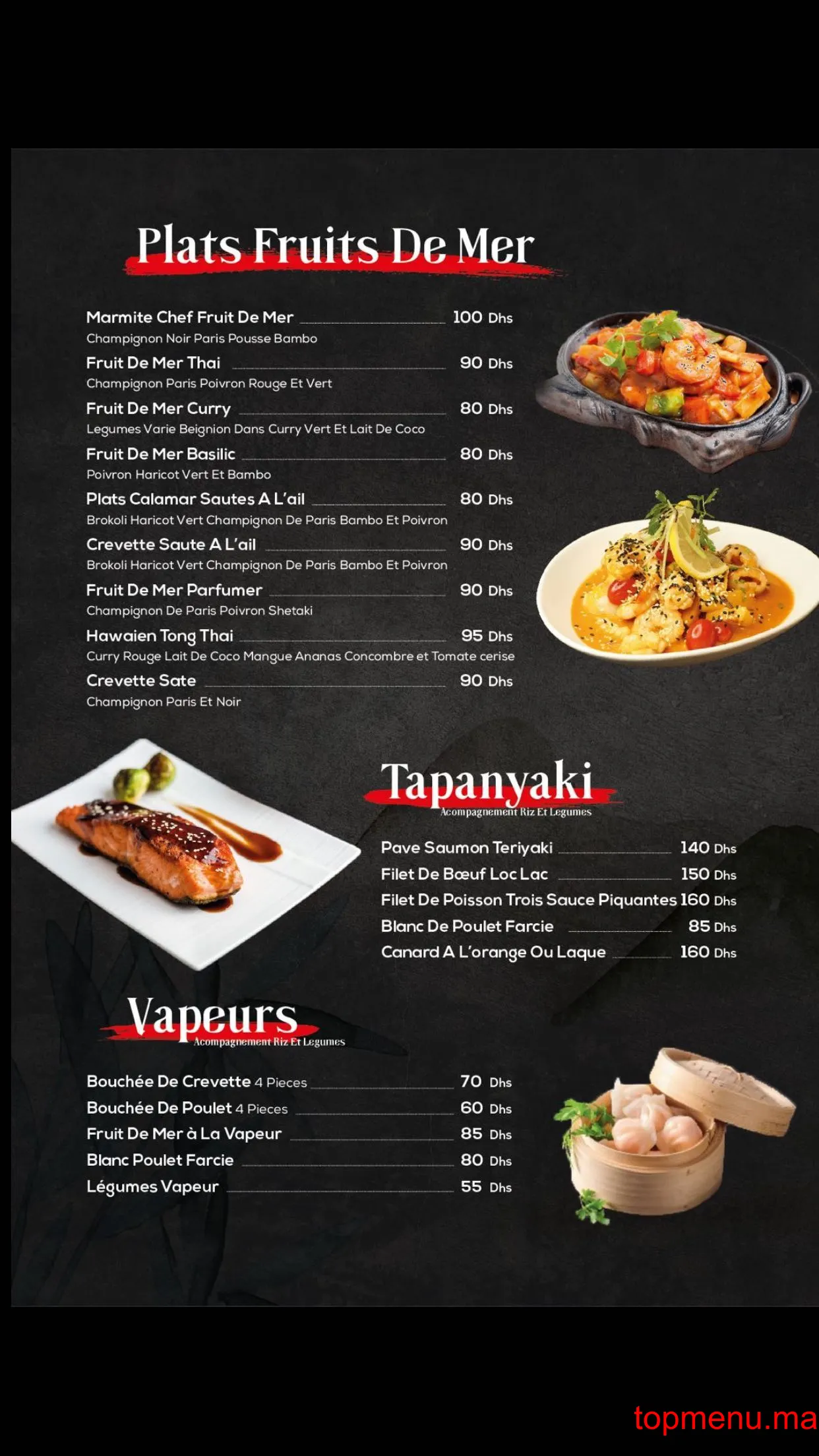 Tong Thai menu page 5