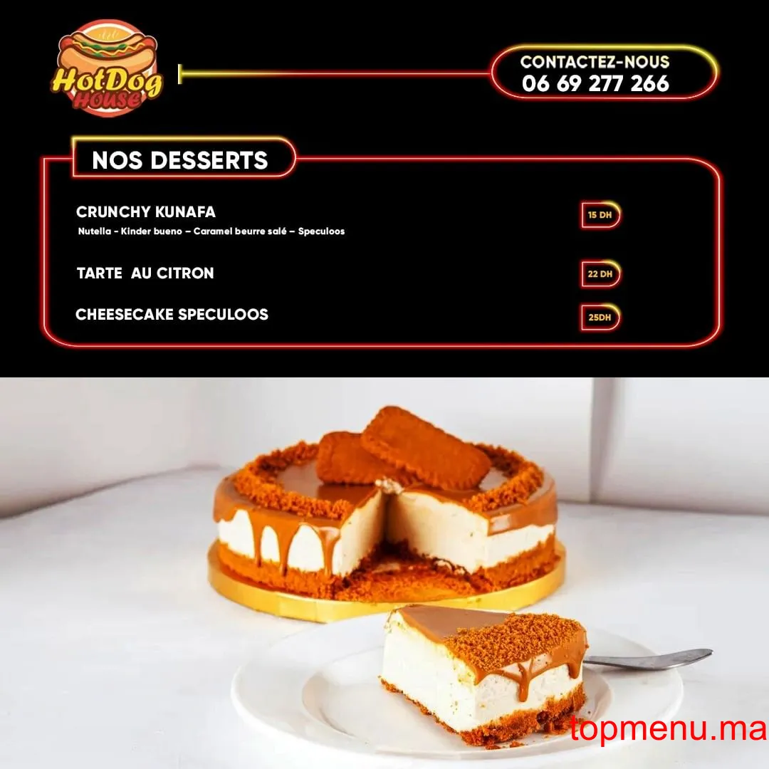 Hotdog house menu page 3