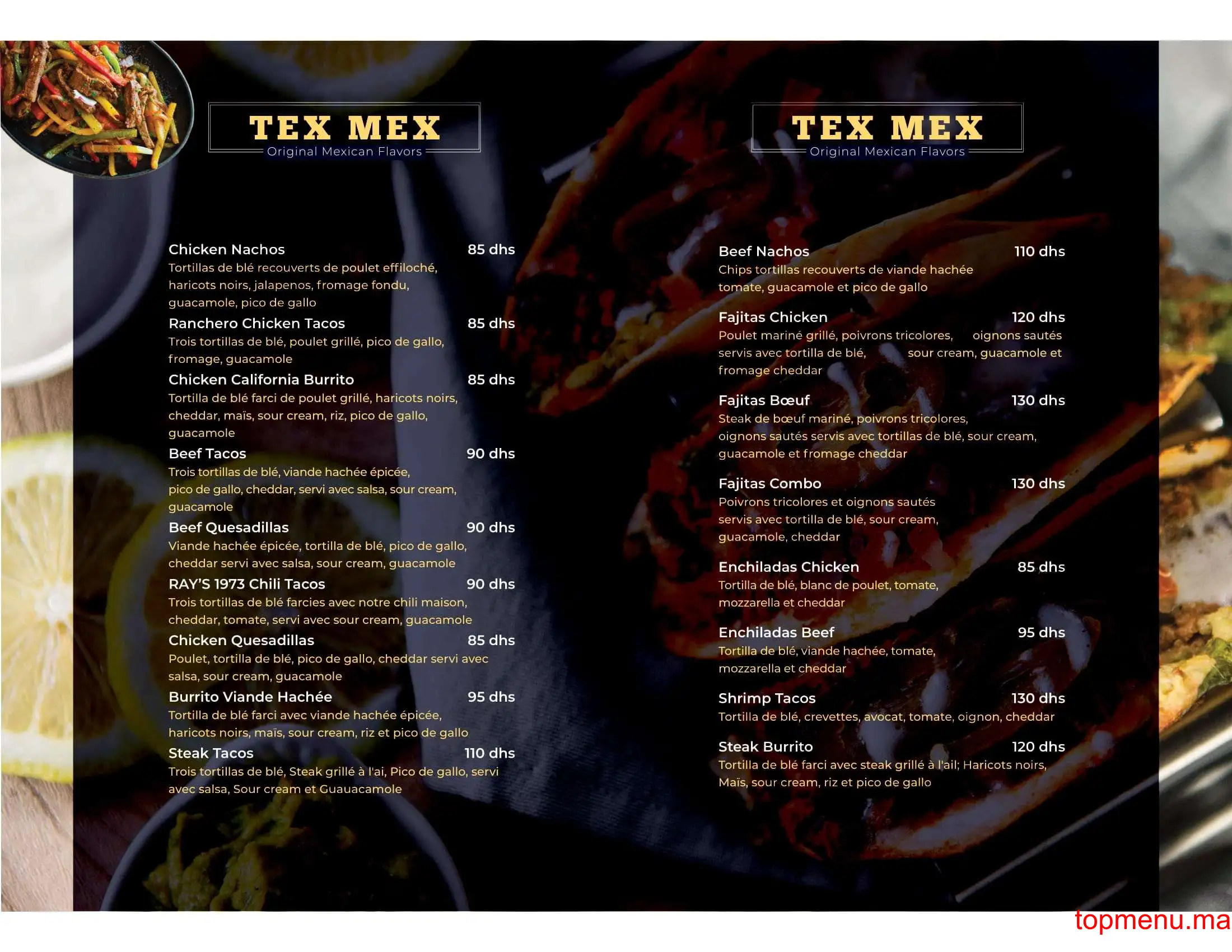 Ray’s San Francisco menu page 9