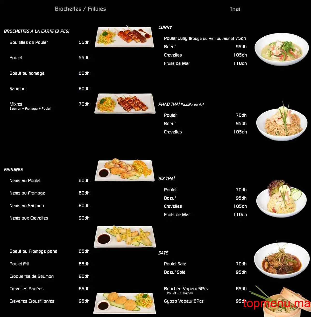 Sushi Box menu page 7