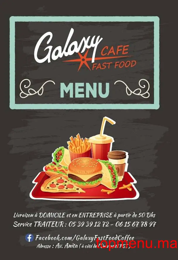 Galaxy menu page 1