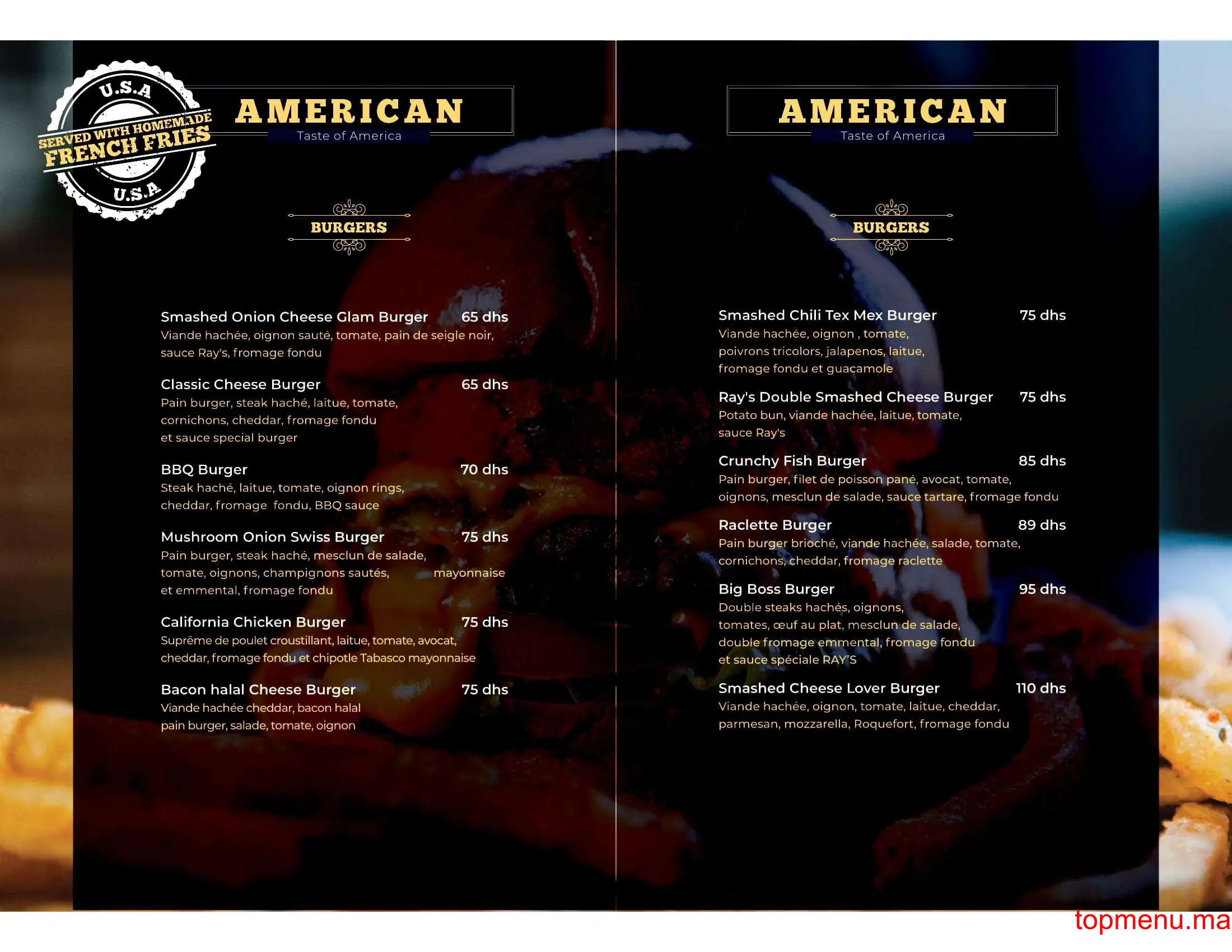 Ray’s San Francisco menu page 10