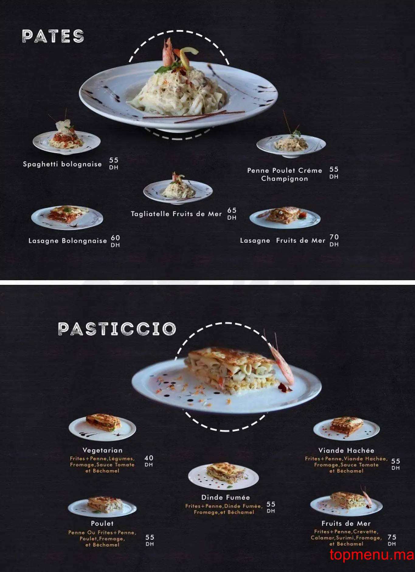 Matsco menu page 19