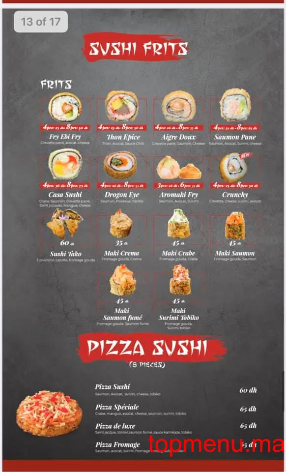 Casa Sushi menu page 14