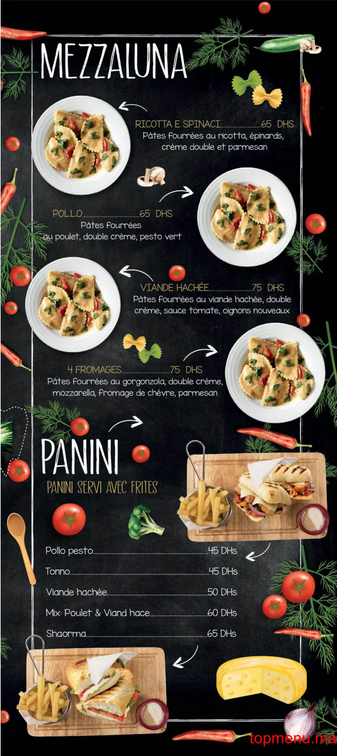 Vespano Food Place menu page 5