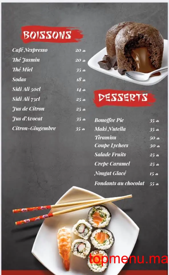 Casa Sushi menu page 8