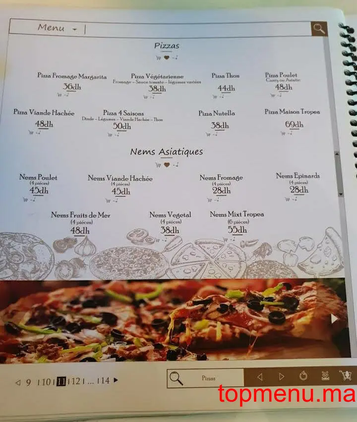 Tropea menu page 2