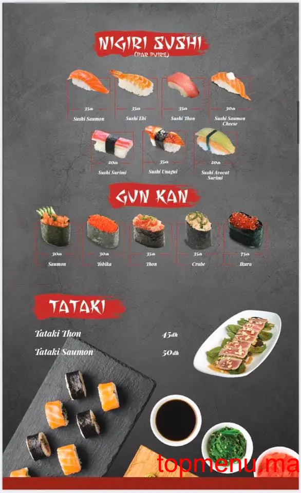 Casa Sushi menu page 3