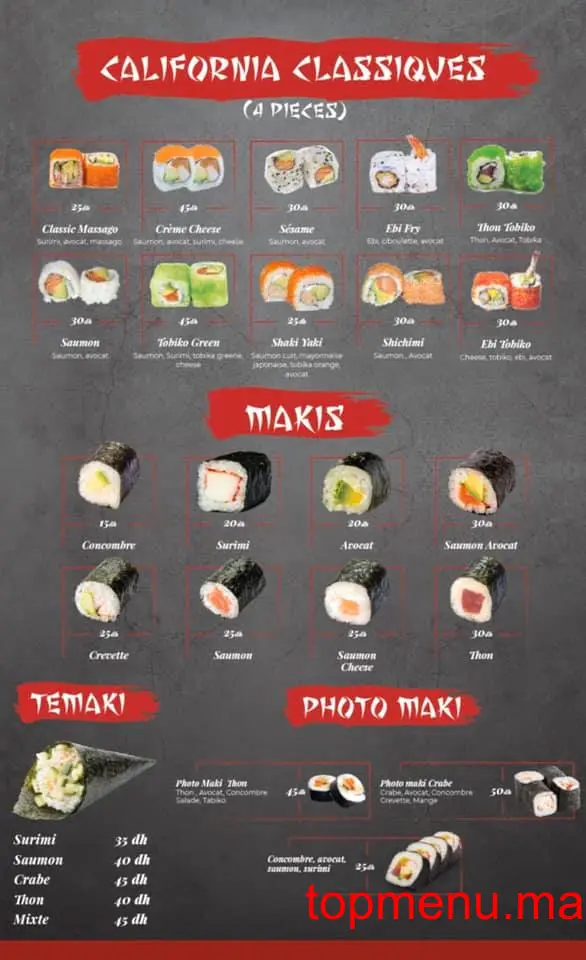 Casa Sushi menu page 15