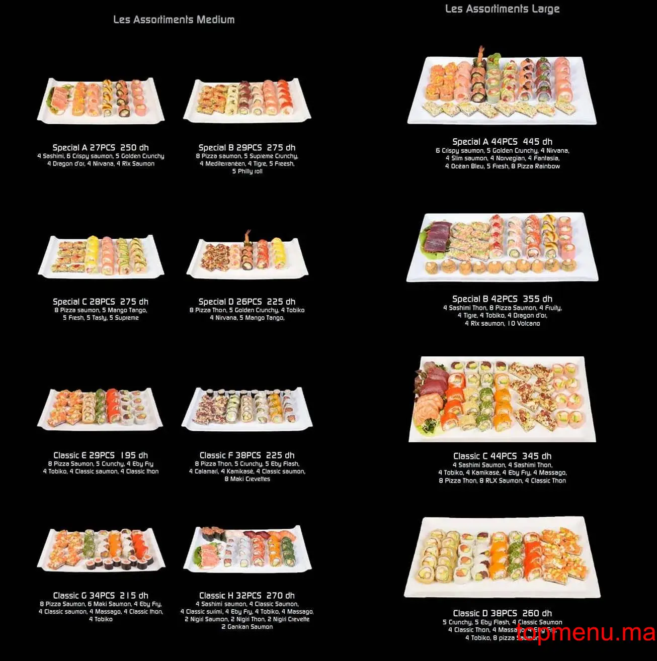 Sushi Box menu page 5