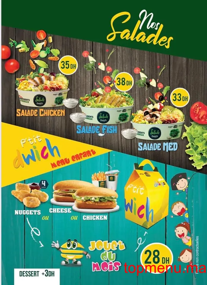 Dwich menu page 8