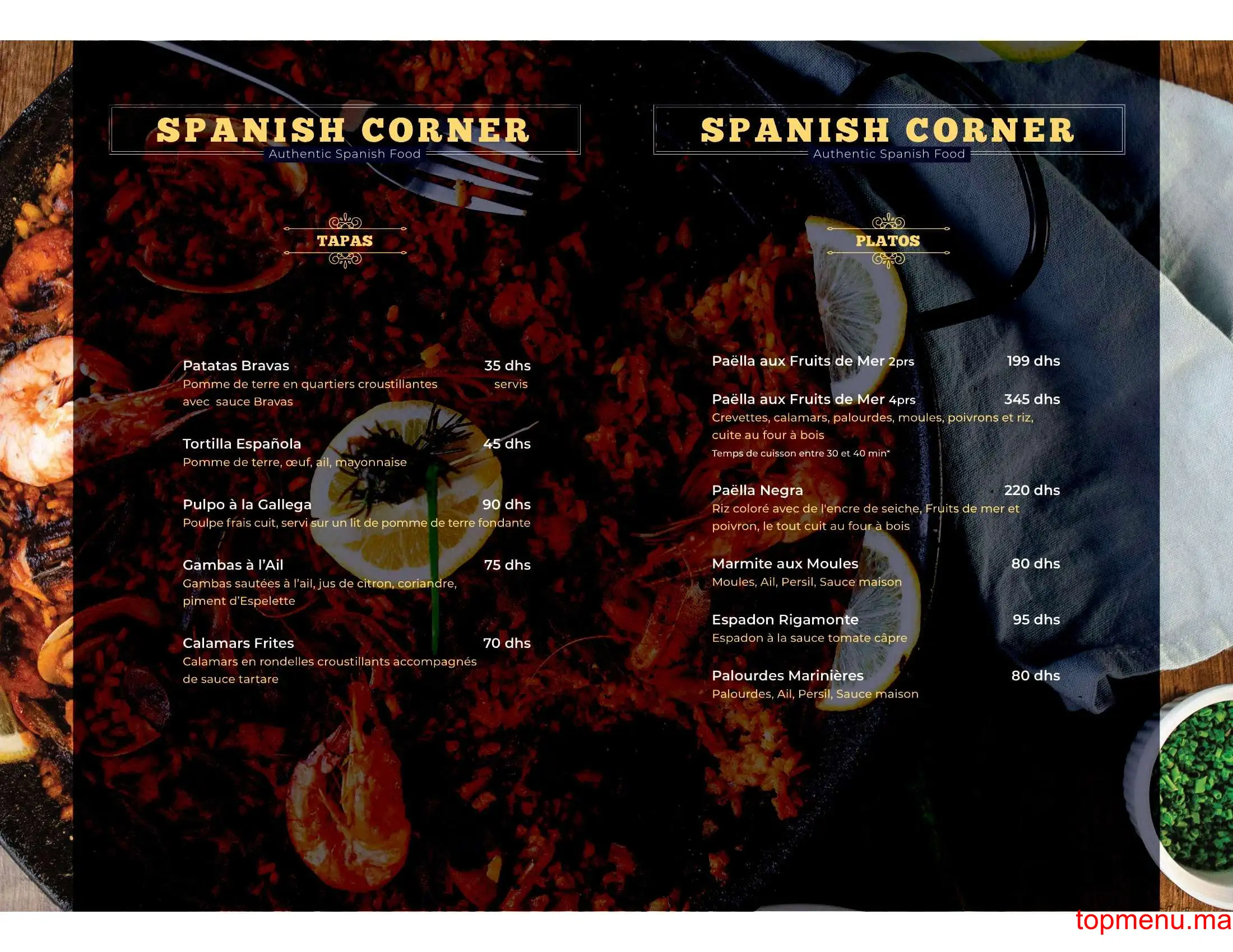 Ray’s San Francisco menu page 8