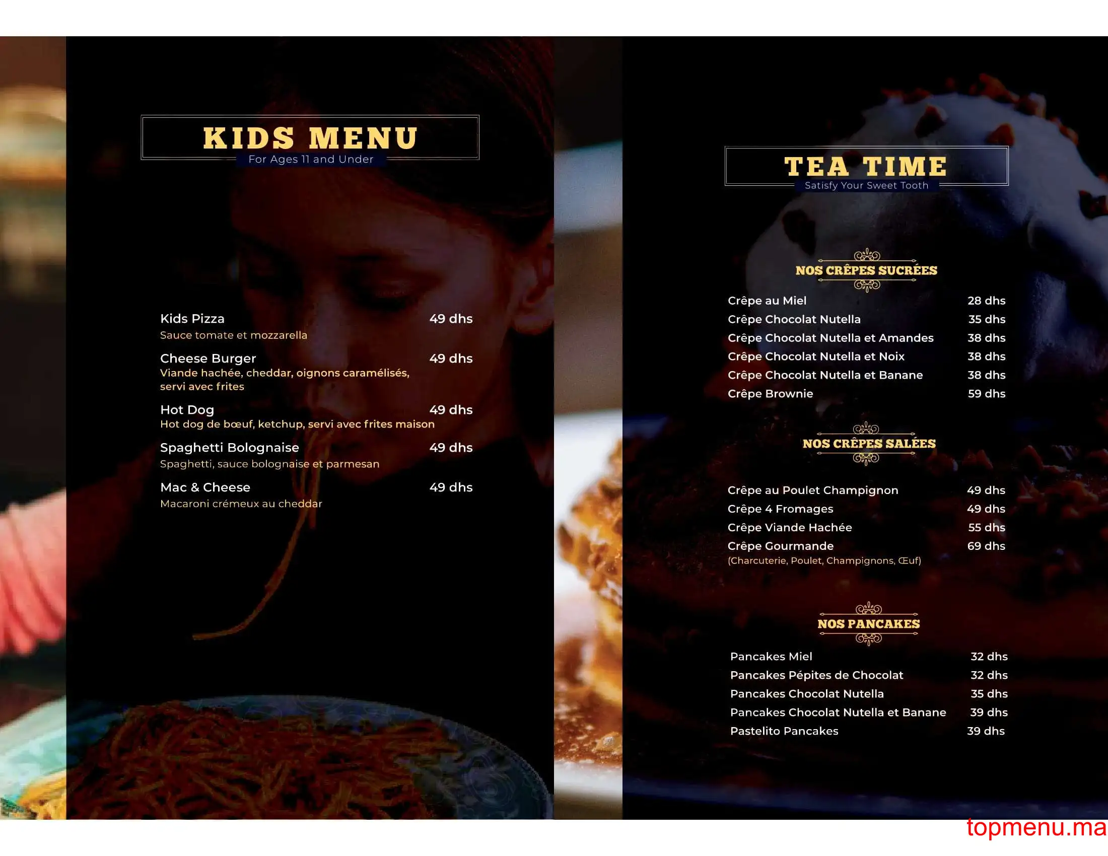 Ray’s San Francisco menu page 17