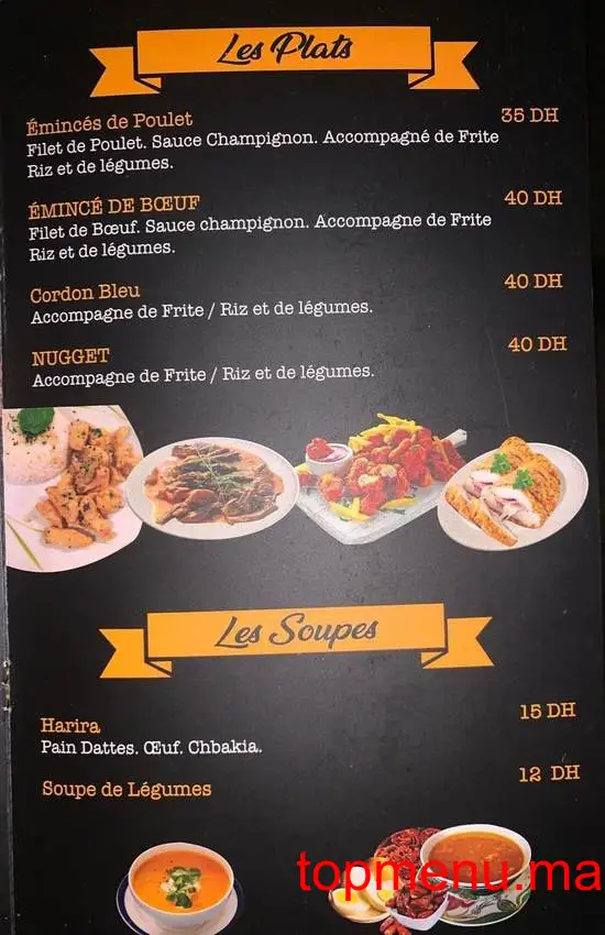 Snack Olé menu page 4