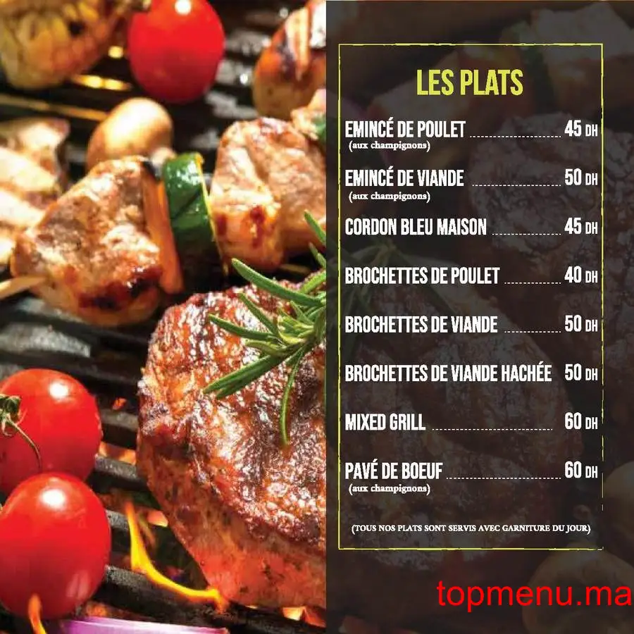 La terrasse verte menu page 5