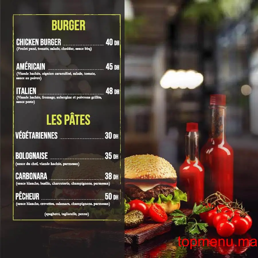 La terrasse verte menu page 6